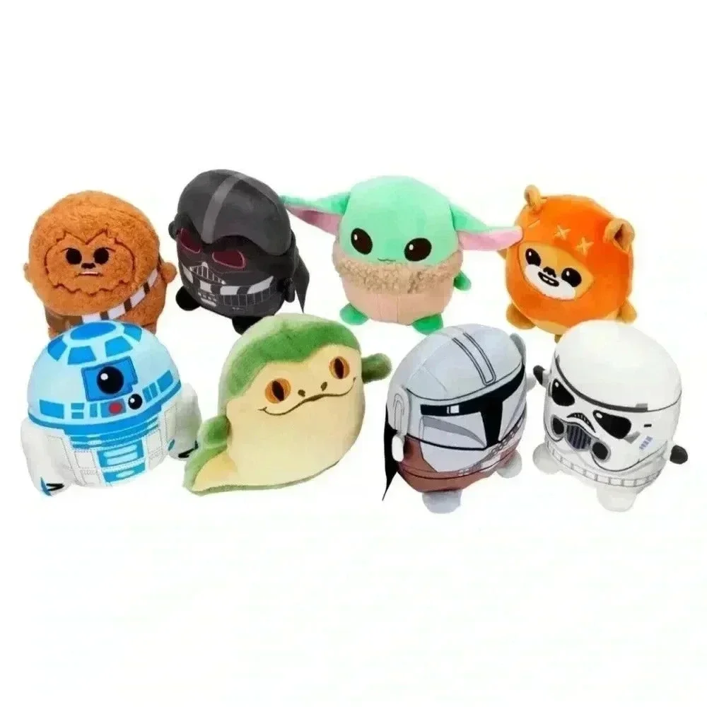 Disney 100 Star Wars Cuutopia 5” Plush 8-Pack - Darth Vader/Chewbacca/R2D2 NEW!